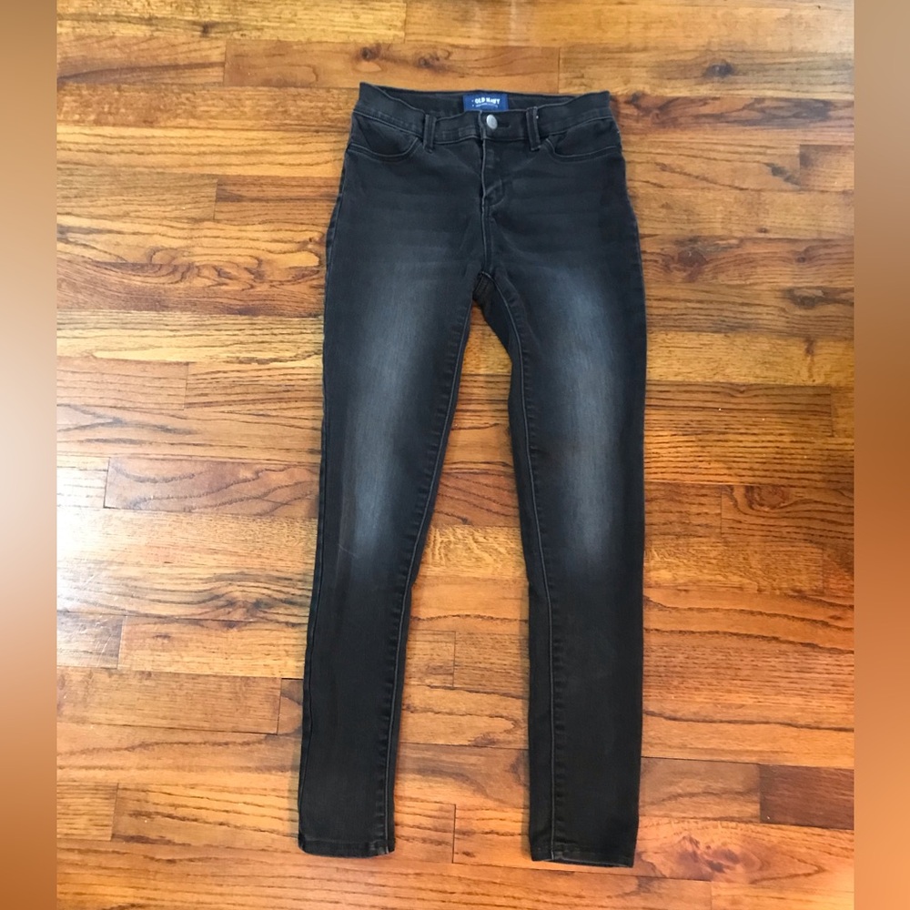 Old Navy Denim Black Jean Skinny Leg Legging Jegging Pants
Girls 10 - 12 Large